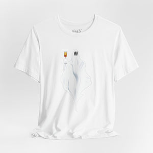 Champagne Ghost Cute Halloween T-Shirt