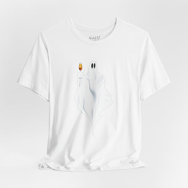 Champagne Ghost Cute Halloween T-Shirt