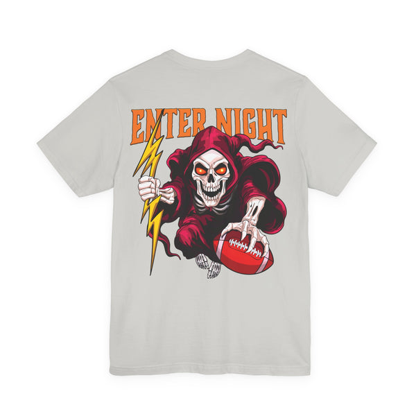 Virginia Tech Football Exit Light Sandman Skeleton T-Shirt
