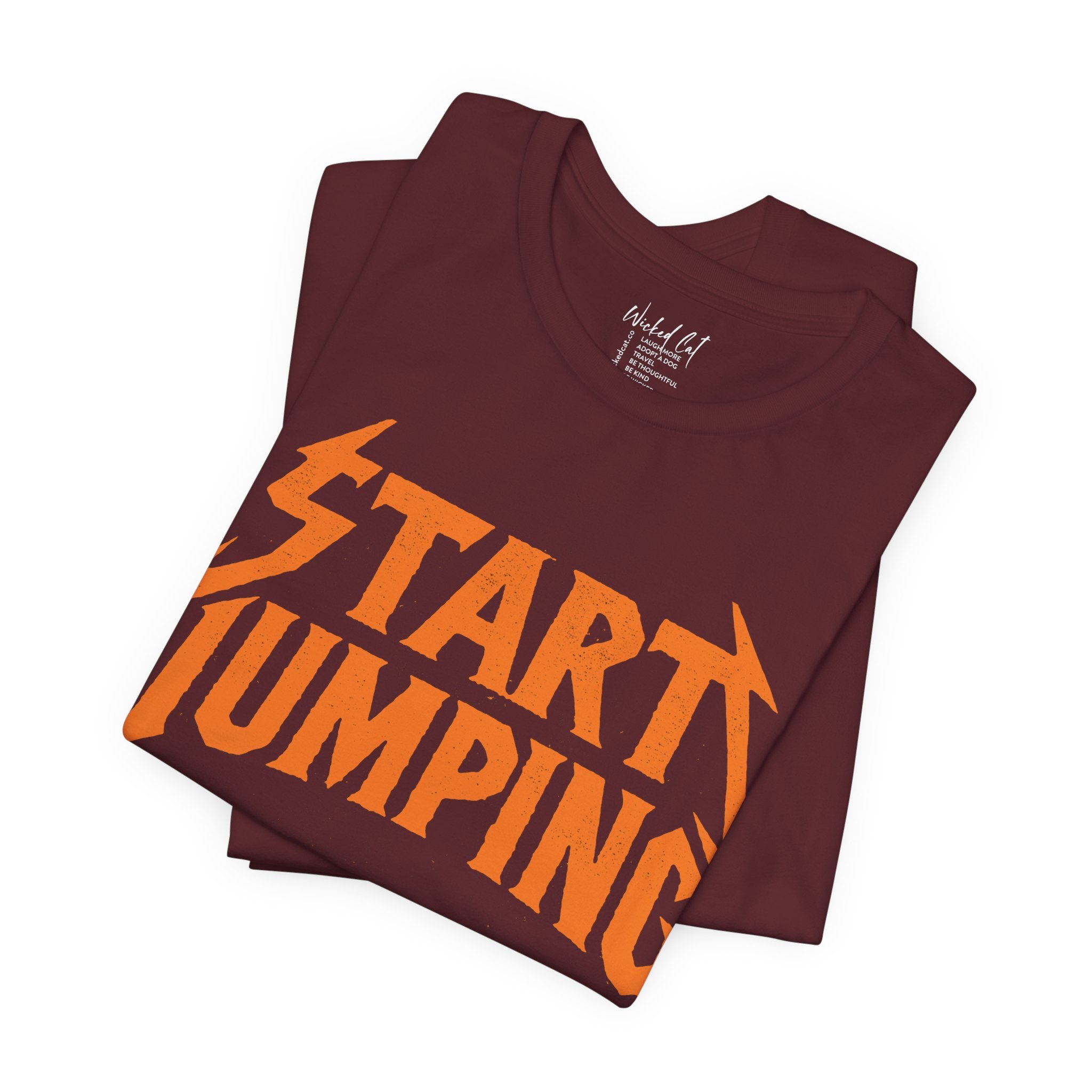Virginia Tech Football Start Jumping Grunge Style T-Shirt