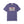 Purple t-shirt with a humorous holiday license plate design on a white background