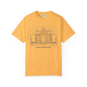 Race Car Blueprint Men's T-Shirt Comfort Colors®