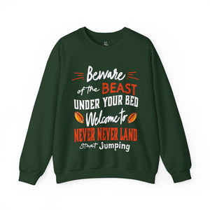 sweatshirt with 'Virginia Tech Football Game Day' design on a plain background