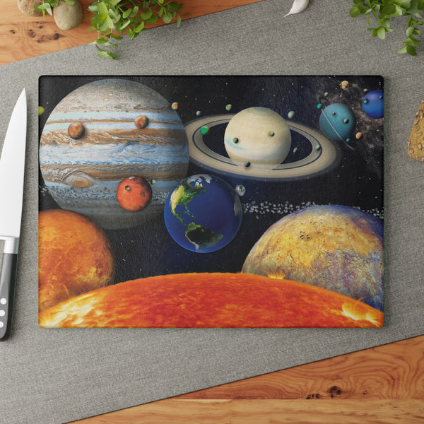 Space Lovers Kitchen Decor Cutting Board