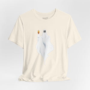 Champagne Ghost Cute Halloween T-Shirt