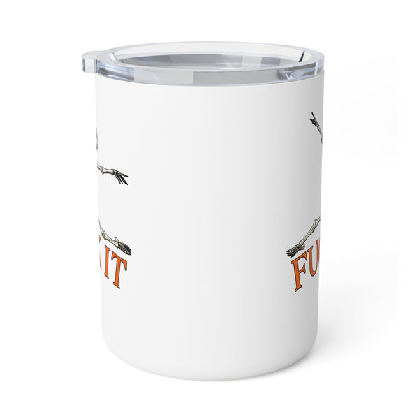 Fuck It Skeleton Funny Halloween Travel Mug 10oz