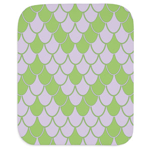 baby snake skin green purple baby blanket