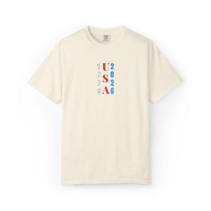 Embroidered USA 250th Patriotic T-Shirt Comfort Colors®