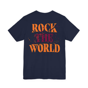 Rock the World Tech Football T-Shirt