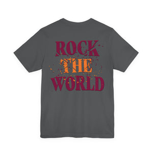 Rock the World Tech Football T-Shirt
