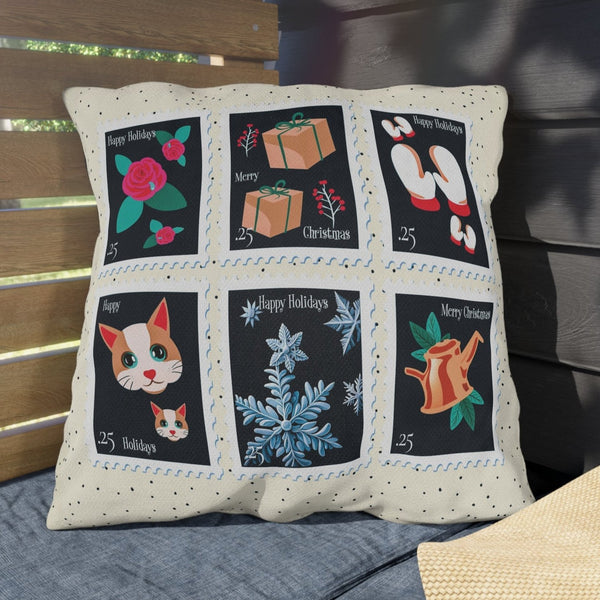 a few of my favorite things stamps christmas throw pillow