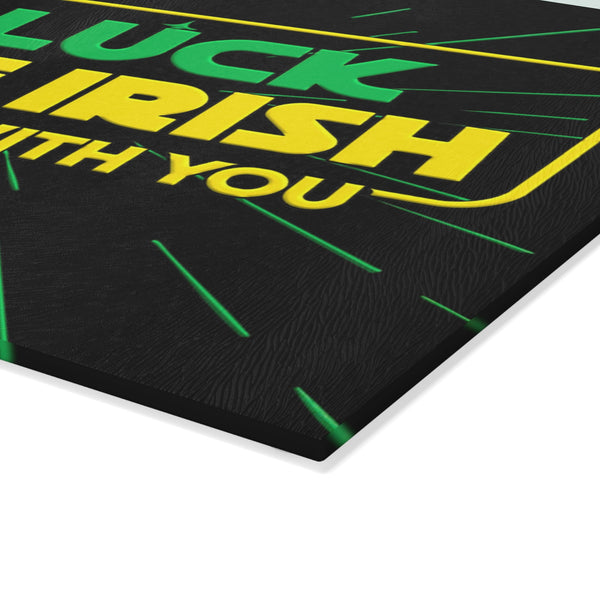 Luck of the Irish Star Wars Parody Glass Cutting Board
