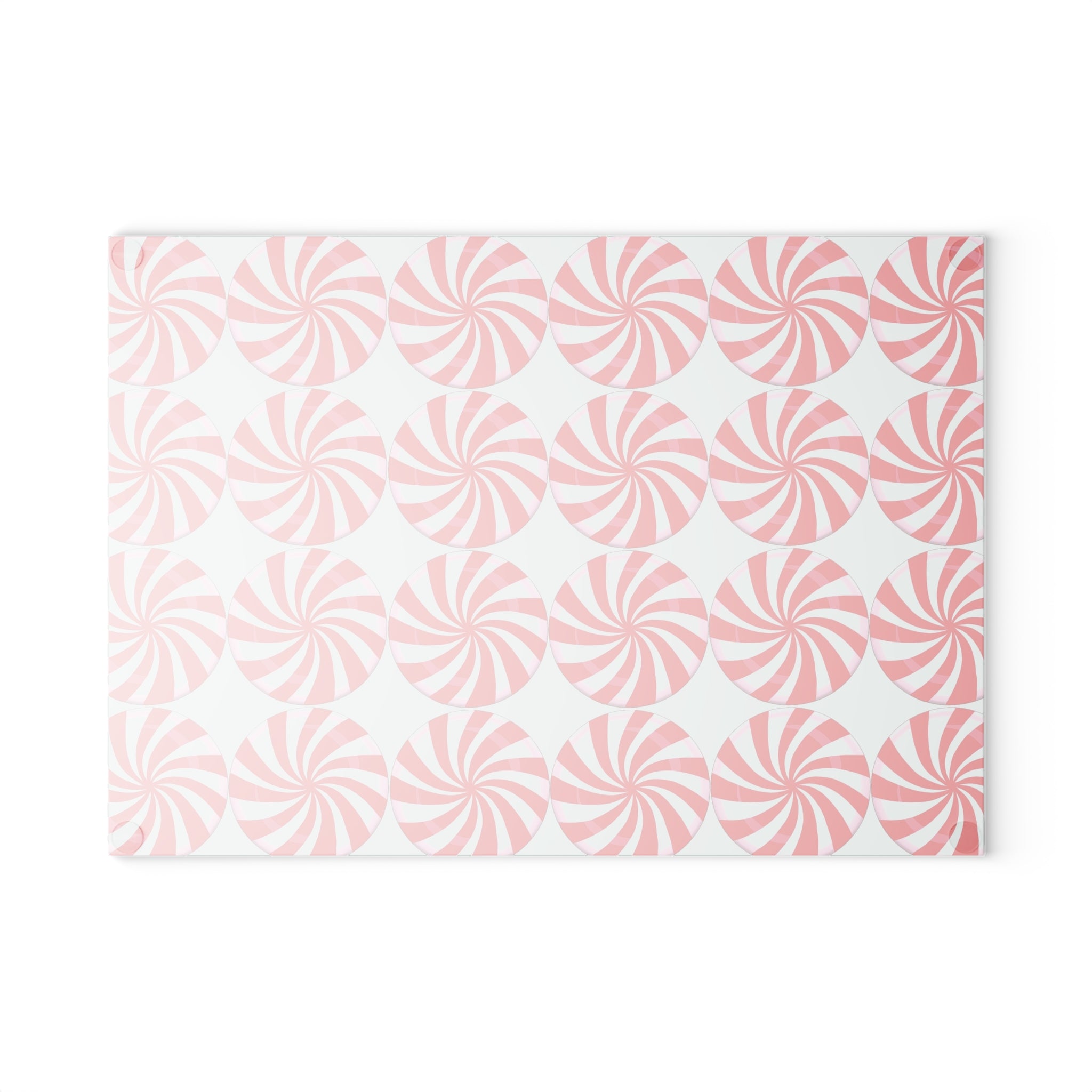 Candy Cane Peppermints Christmas Cutting Board