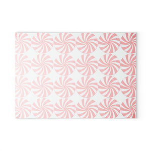 Candy Cane Peppermints Christmas Cutting Board