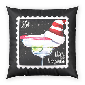 Merry Margarita Velvet Pillow