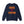 A navy blue crewneck sweatshirt shown from the back, featuring the text 'SHAKE THE STADIUM' printed in distressed orange and dark red lettering.