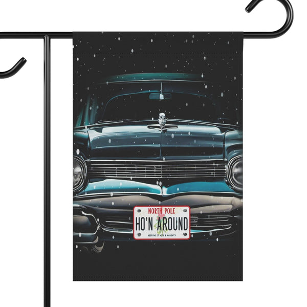 ho ho ho funny christmas yard flag