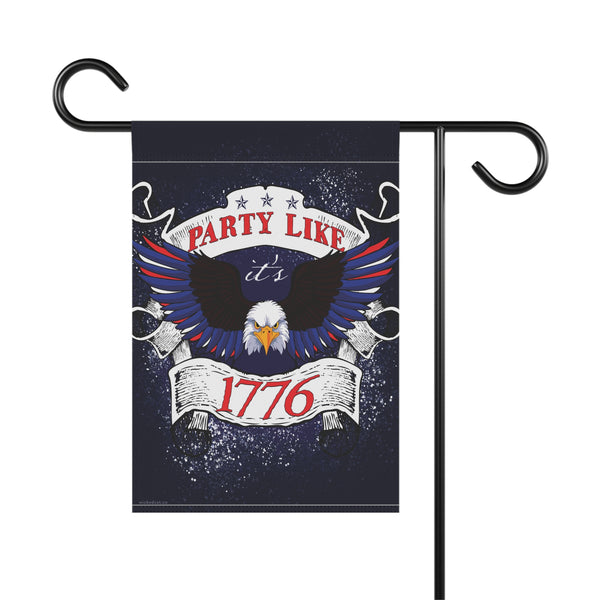 4th of July American Eagle Party 1776 Yard Flag