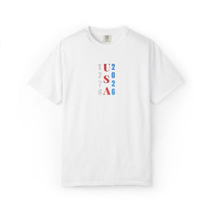 Embroidered USA 250th Patriotic T-Shirt Comfort Colors®