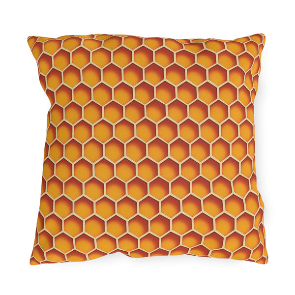 Honeycomb Indoor Outdoor Accent Pillow Spring Decor
