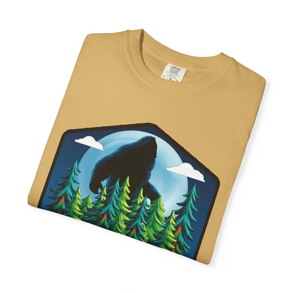 Comfort Colors® Bigfoot Adventure Awaits Funny Camping T-Shirt