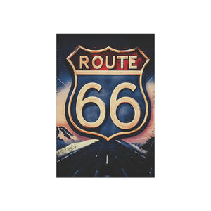 Route 66 Vintage Style Yard Flag
