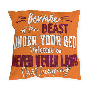 Virginia Tech Football Reversible Indoor Outdoor Pillow