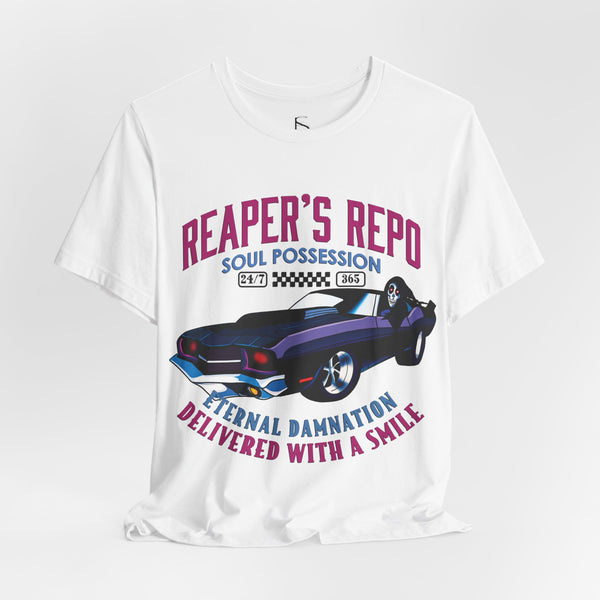 Grim Reaper's Repo Funny Halloween T-Shirt