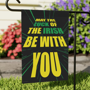 Irish Luck Star Wars Parody Funny Yard Flag