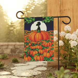 The Great Pumpkin Peanuts Halloween Yard Flag