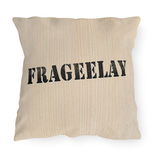 throw pillow with 'Frageelay - A Christmas Story Funny Holiday' design