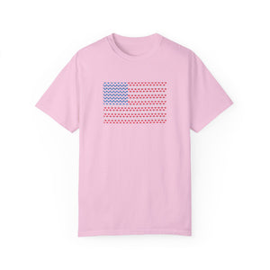 Martini USA Flag Patriotic Comfort Colors© T-Shirt