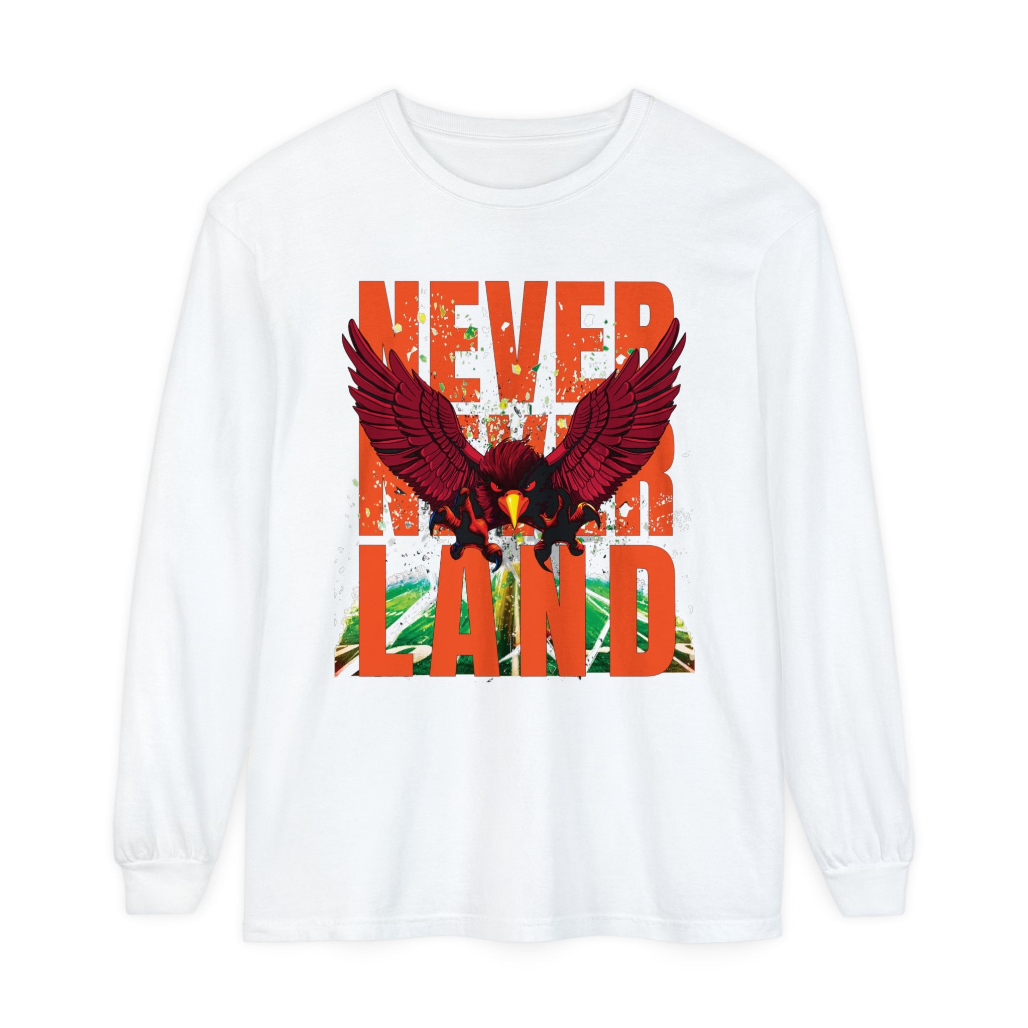 Comfort Colors® Never Never Land Hokies Long Sleeve Tee