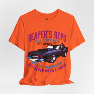 Grim Reaper's Repo Funny Halloween T-Shirt