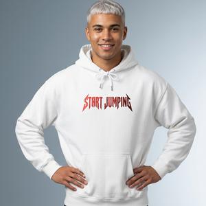 Embroidered Start Jumping VT Football Hoodie