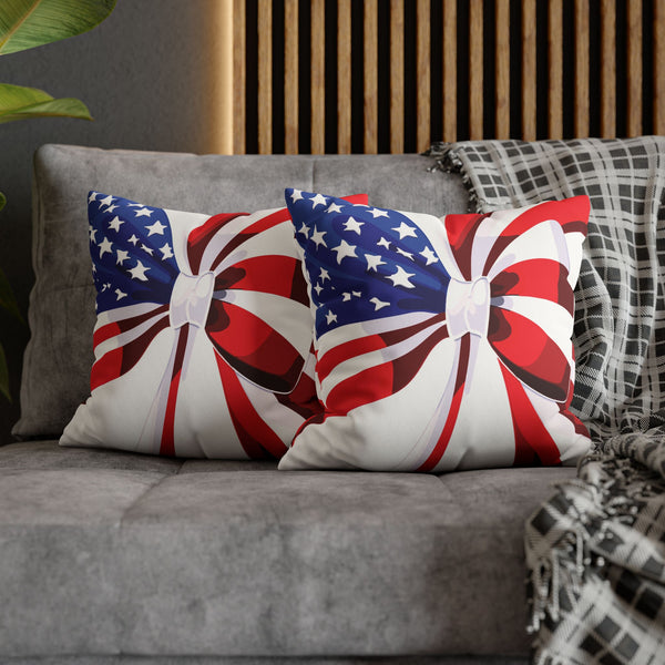 American Flow Chic Patriotic Soft Accent Pillow Cover