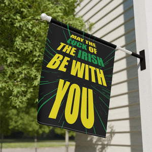 Irish Luck Star Wars Parody Funny Yard Flag