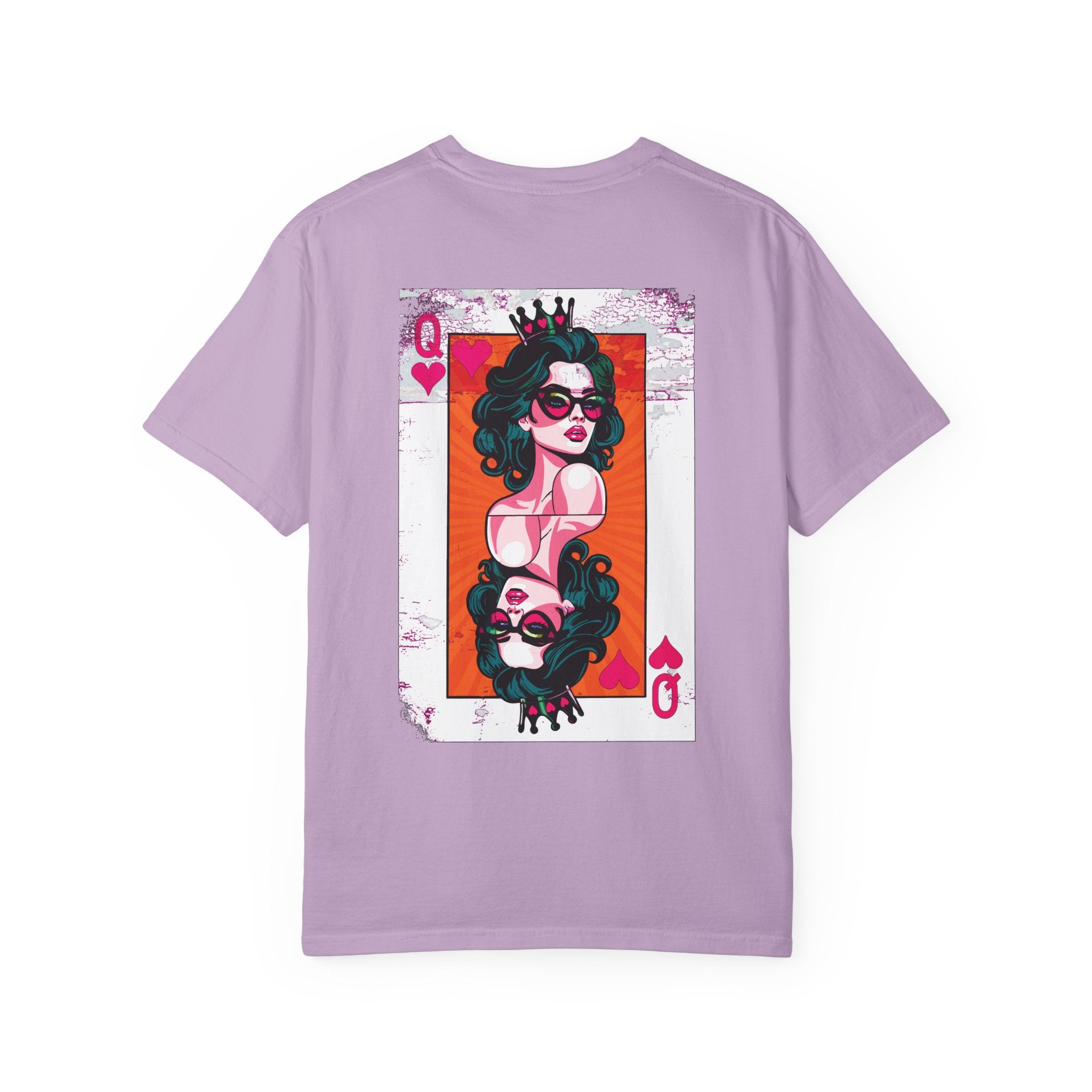 Comfort Colors® Retro Queen of Hearts Vintage Grunge T-Shirt