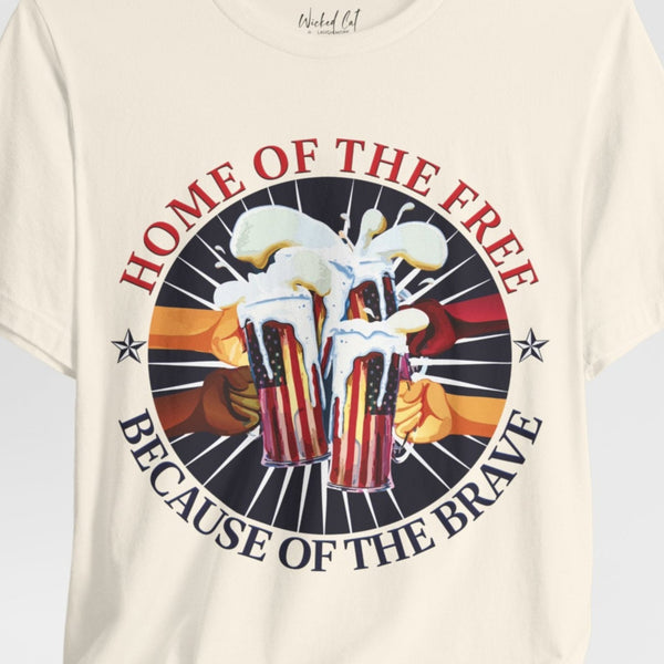 America Home of the Free July 4th Party T-Shirt
