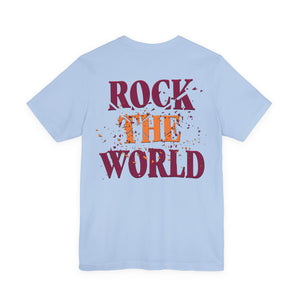 Rock the World Tech Football T-Shirt