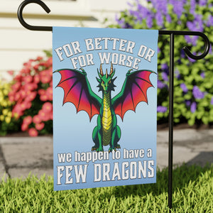 Garden flag with 'Khaleesi Dragons Sarcastic Funny' design