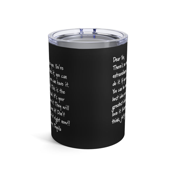 Funny Love Letter Sarcastic Drink Tumbler 10oz