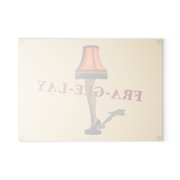 Frageelay Leg Lamp Holiday Cutting Board