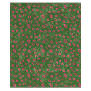 Green & Pink Modern Decorative Throw Blanket