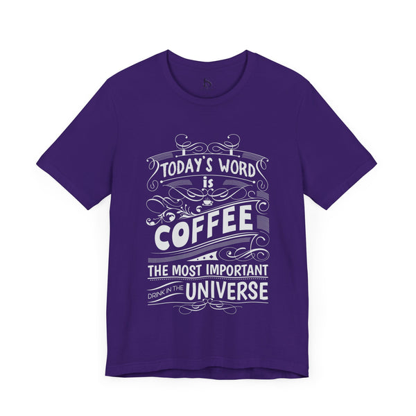 Coffee Typography T-Shirt