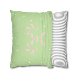 Pastel Christmas Pillow Cover Candy Cane Holiday Pillow