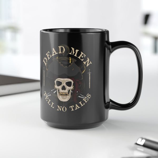 Dead Men Tell No Tales Pirate Skull Ceramic Mug 15oz