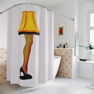 Leg Lamp Christmas Bath Shower Curtain