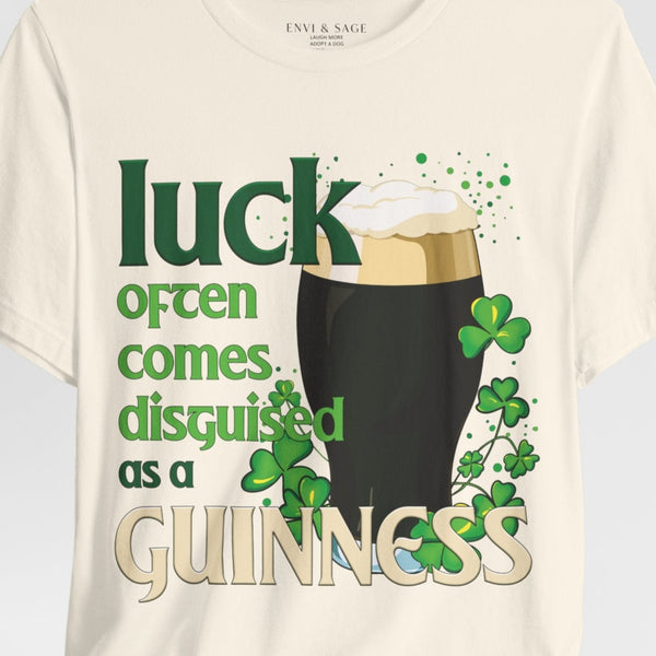 Guinness Lucky Irish St. Patrick's Day Drinking T-Shirt