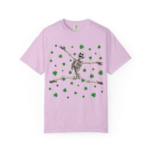 St. Patrick's Shamrock Skeleton Comfort Colors® T-Shirt